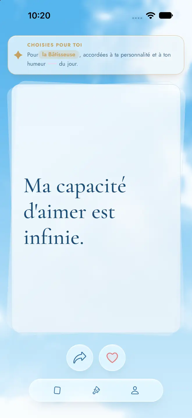 Blue sky theme